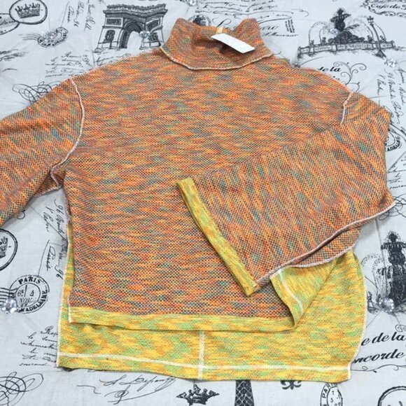 Free People Sunny Days Stretch Cotton Sweater - Picture 5 of 7